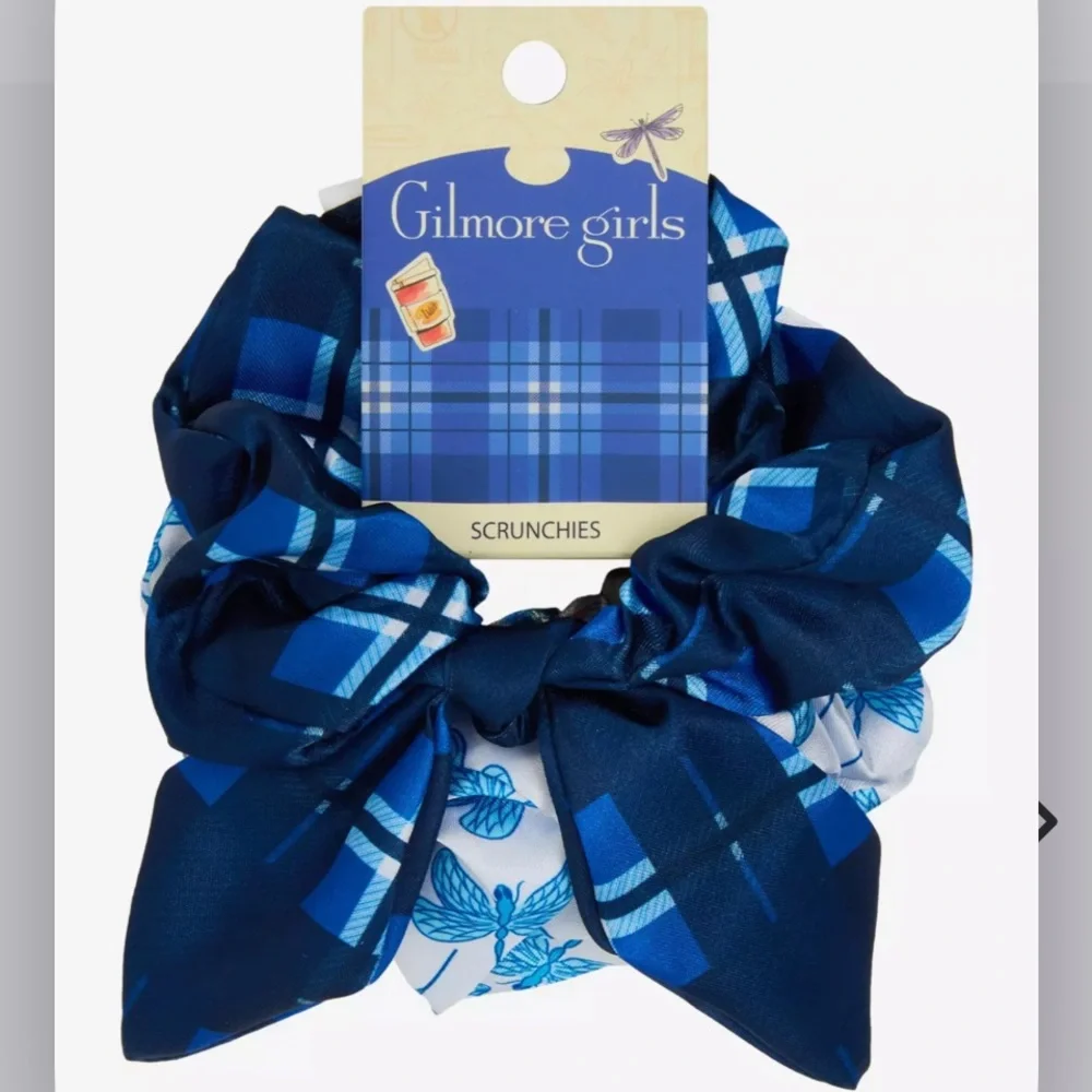 NWT Gilmore Girls Icons Scrunchie Set of 3